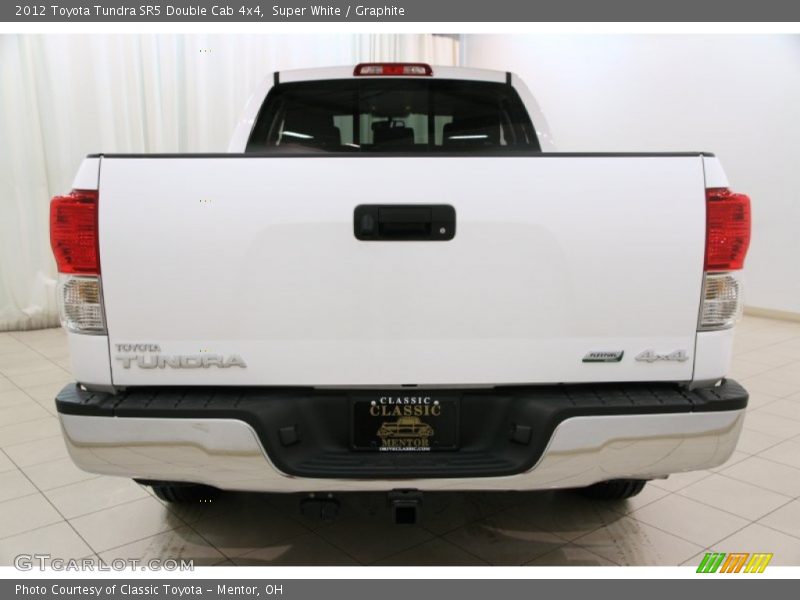 Super White / Graphite 2012 Toyota Tundra SR5 Double Cab 4x4