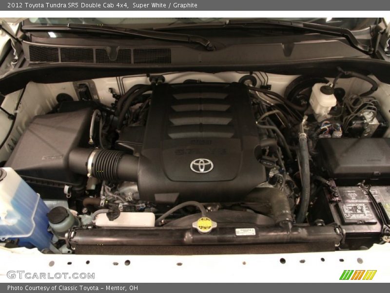 Super White / Graphite 2012 Toyota Tundra SR5 Double Cab 4x4