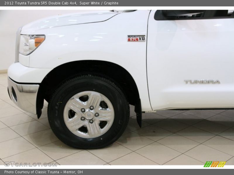 Super White / Graphite 2012 Toyota Tundra SR5 Double Cab 4x4