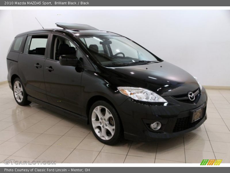 Brilliant Black / Black 2010 Mazda MAZDA5 Sport