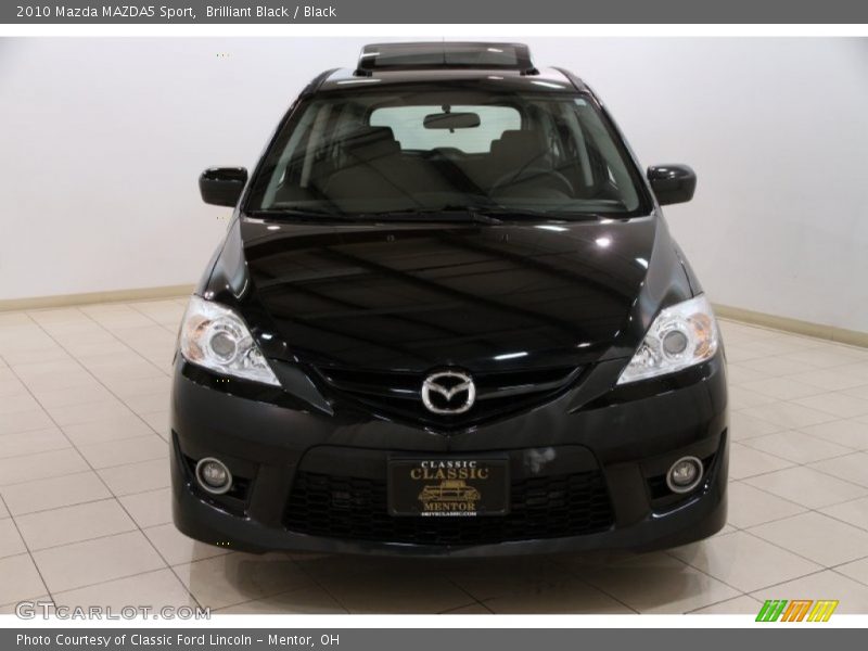 Brilliant Black / Black 2010 Mazda MAZDA5 Sport