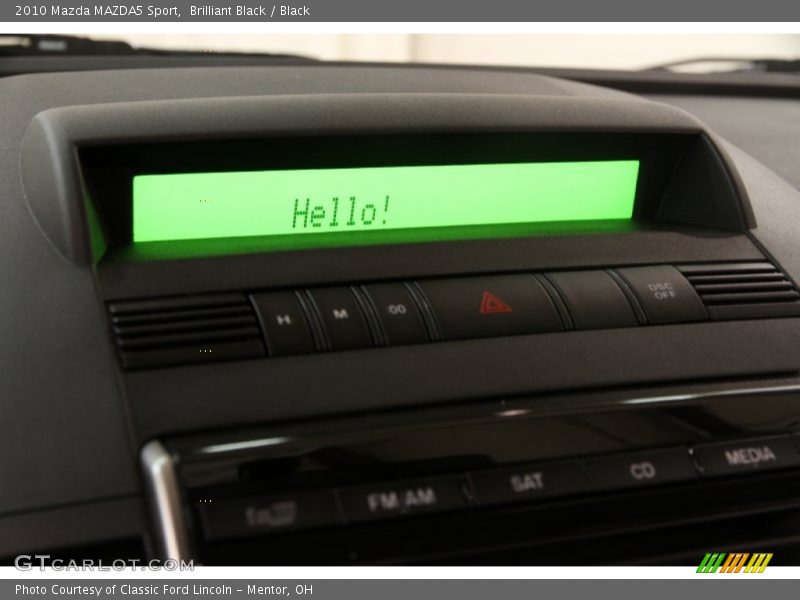 Brilliant Black / Black 2010 Mazda MAZDA5 Sport
