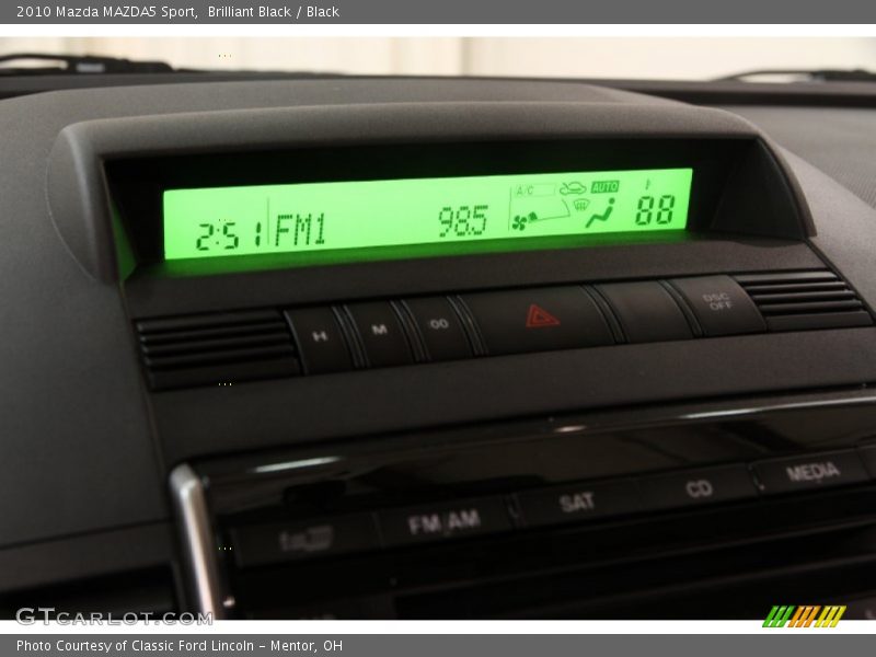Brilliant Black / Black 2010 Mazda MAZDA5 Sport