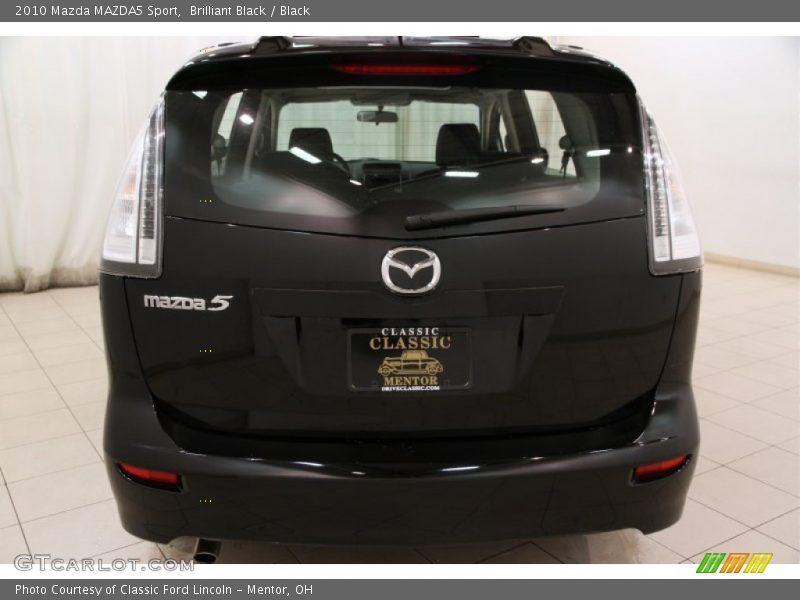Brilliant Black / Black 2010 Mazda MAZDA5 Sport