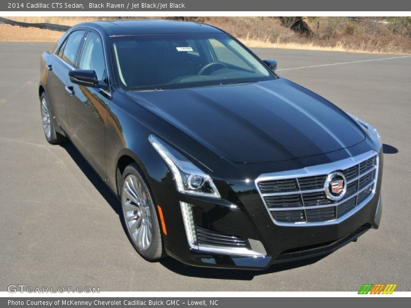 Black Raven / Jet Black/Jet Black 2014 Cadillac CTS Sedan