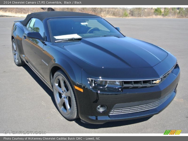 Black / Black 2014 Chevrolet Camaro LT/RS Convertible