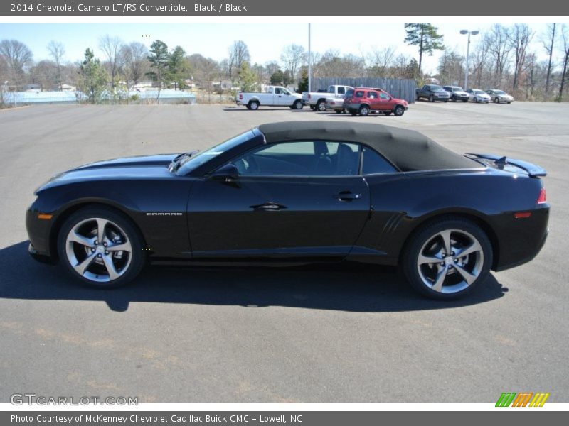 Black / Black 2014 Chevrolet Camaro LT/RS Convertible