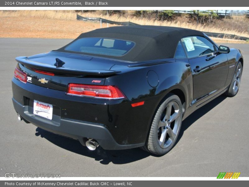 Black / Black 2014 Chevrolet Camaro LT/RS Convertible