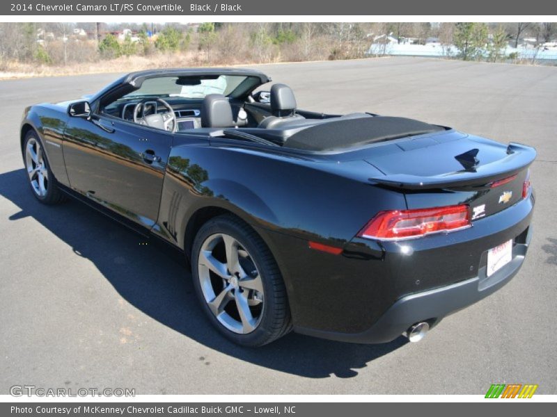 Black / Black 2014 Chevrolet Camaro LT/RS Convertible