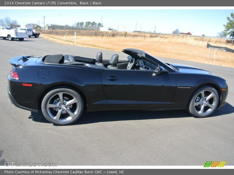 Black / Black 2014 Chevrolet Camaro LT/RS Convertible