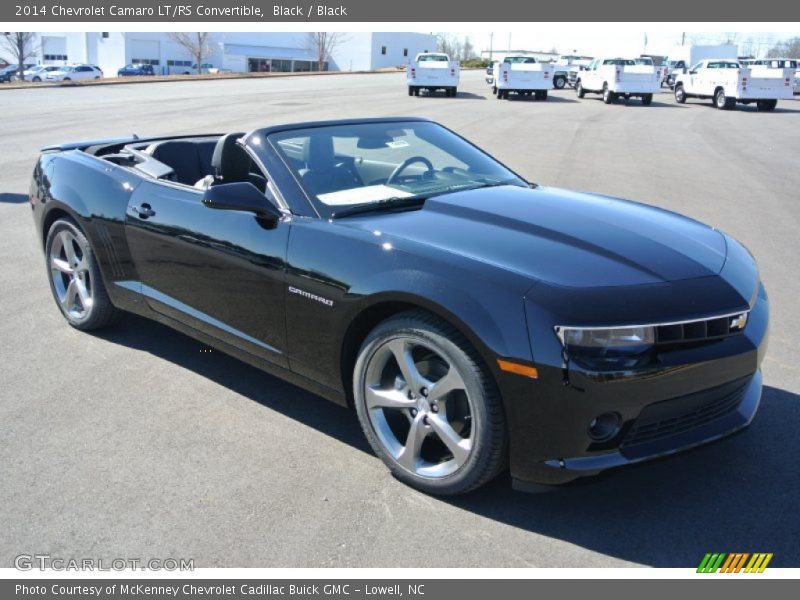 Black / Black 2014 Chevrolet Camaro LT/RS Convertible