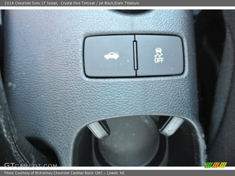 Crystal Red Tintcoat / Jet Black/Dark Titanium 2014 Chevrolet Sonic LT Sedan