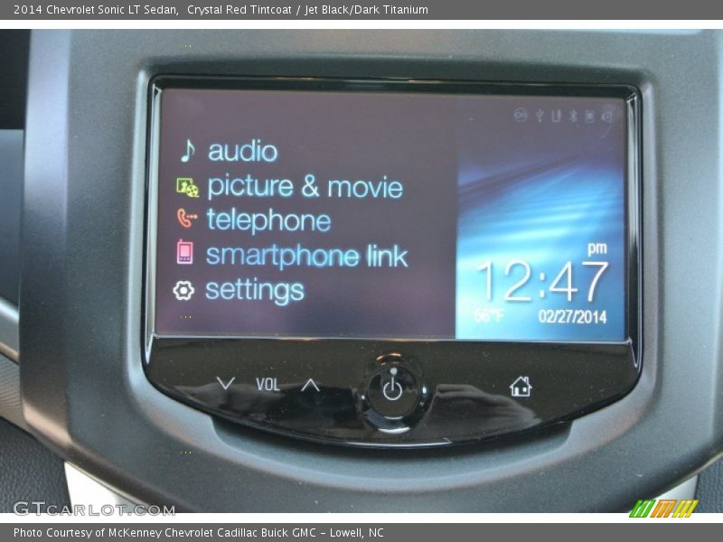 Crystal Red Tintcoat / Jet Black/Dark Titanium 2014 Chevrolet Sonic LT Sedan