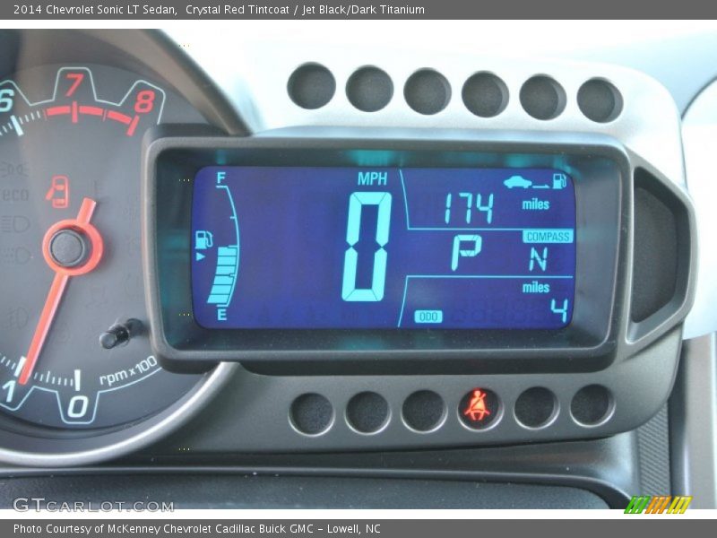 Crystal Red Tintcoat / Jet Black/Dark Titanium 2014 Chevrolet Sonic LT Sedan