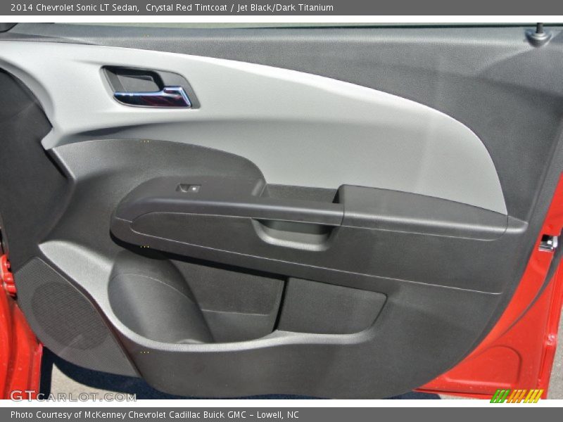 Crystal Red Tintcoat / Jet Black/Dark Titanium 2014 Chevrolet Sonic LT Sedan
