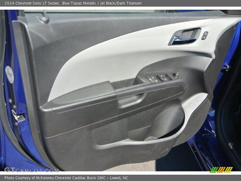 Blue Topaz Metallic / Jet Black/Dark Titanium 2014 Chevrolet Sonic LT Sedan