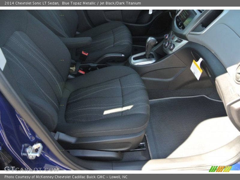 Blue Topaz Metallic / Jet Black/Dark Titanium 2014 Chevrolet Sonic LT Sedan