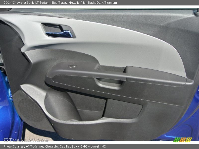 Blue Topaz Metallic / Jet Black/Dark Titanium 2014 Chevrolet Sonic LT Sedan