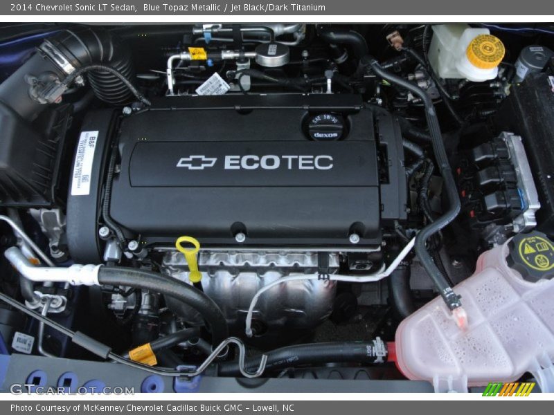 Blue Topaz Metallic / Jet Black/Dark Titanium 2014 Chevrolet Sonic LT Sedan