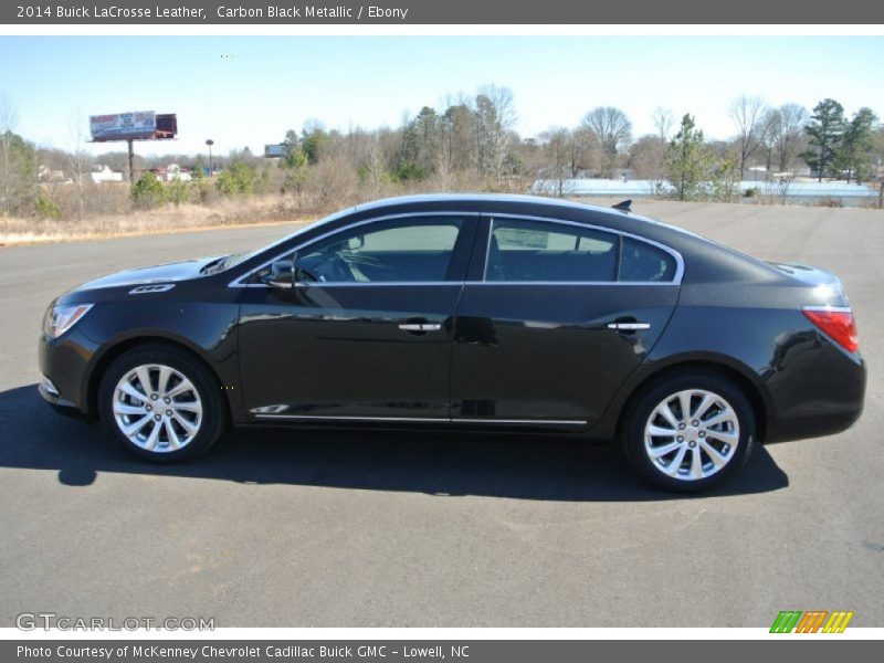 Carbon Black Metallic / Ebony 2014 Buick LaCrosse Leather