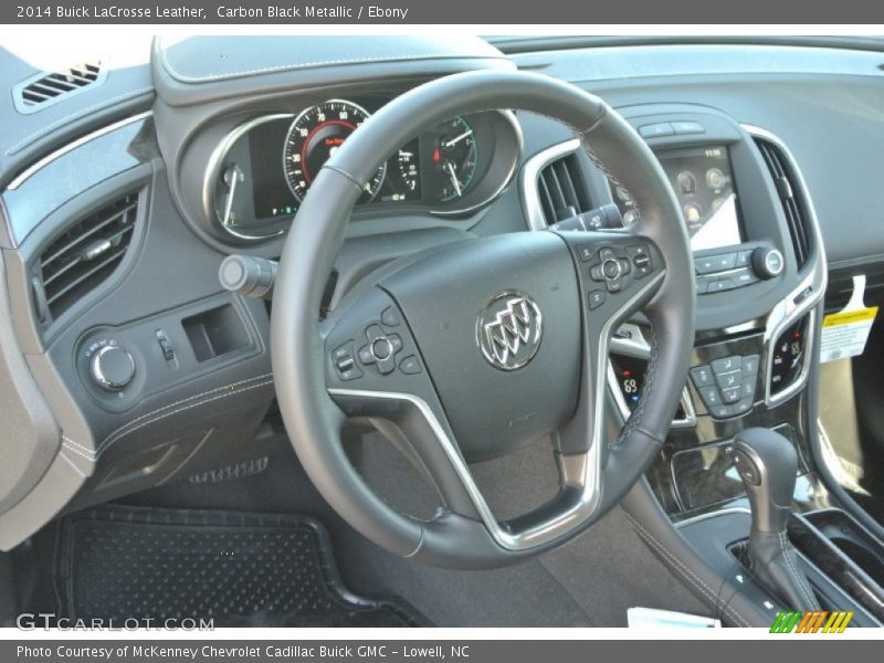 Carbon Black Metallic / Ebony 2014 Buick LaCrosse Leather