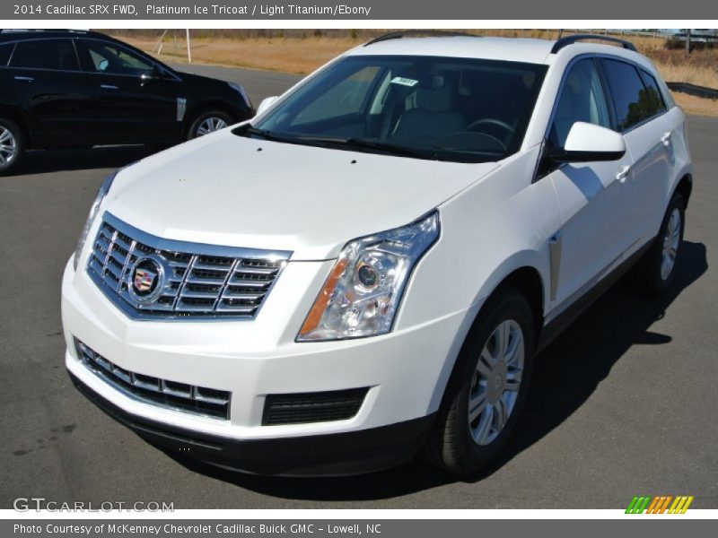 Platinum Ice Tricoat / Light Titanium/Ebony 2014 Cadillac SRX FWD