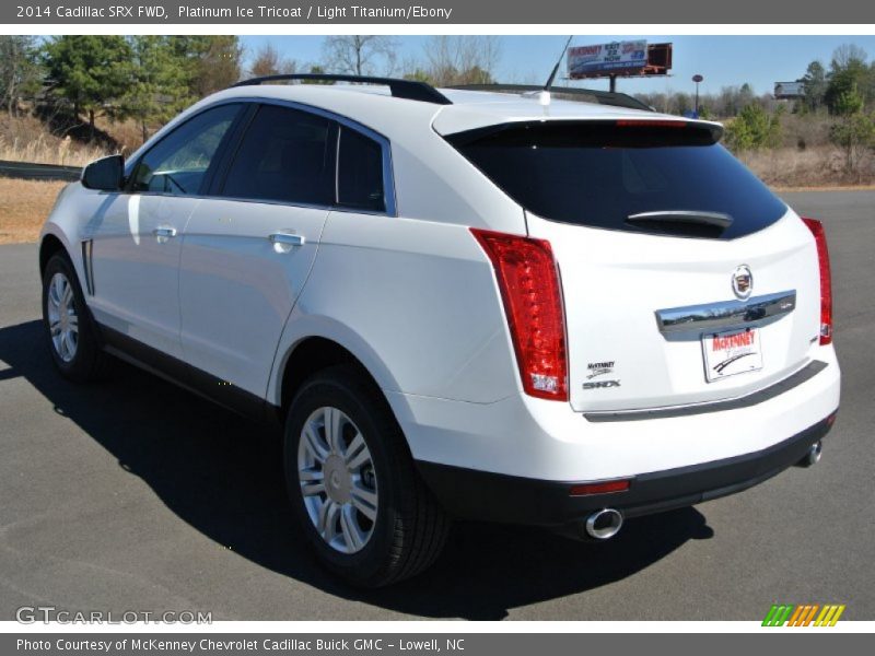 Platinum Ice Tricoat / Light Titanium/Ebony 2014 Cadillac SRX FWD