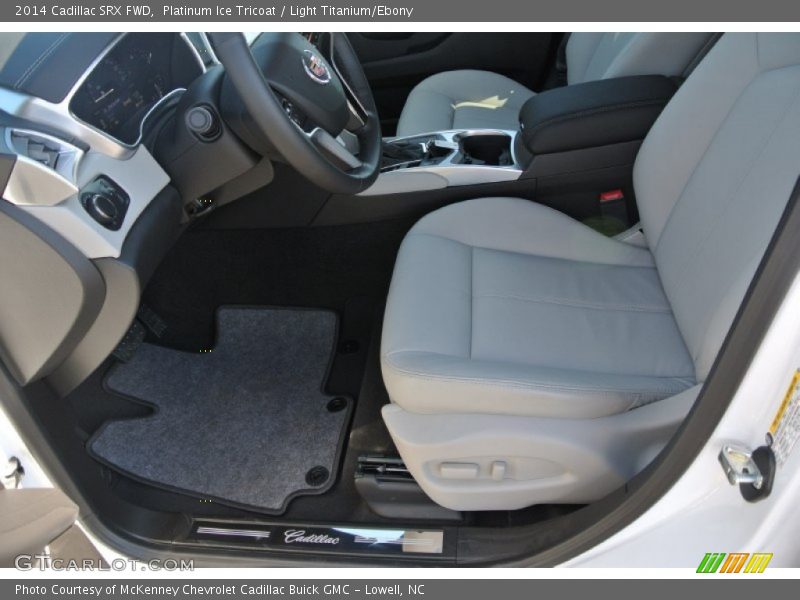Platinum Ice Tricoat / Light Titanium/Ebony 2014 Cadillac SRX FWD