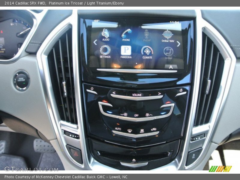 Platinum Ice Tricoat / Light Titanium/Ebony 2014 Cadillac SRX FWD