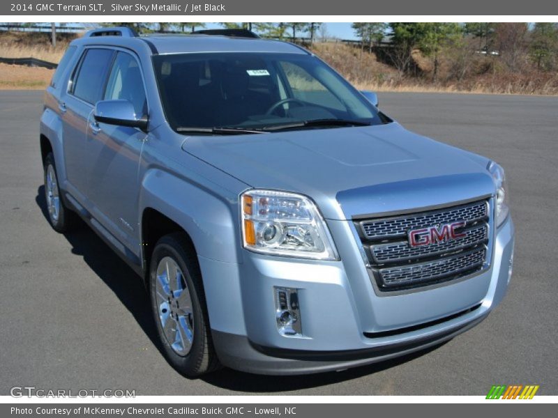 Silver Sky Metallic / Jet Black 2014 GMC Terrain SLT
