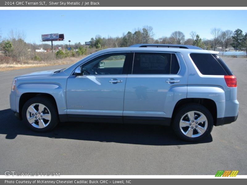 Silver Sky Metallic / Jet Black 2014 GMC Terrain SLT