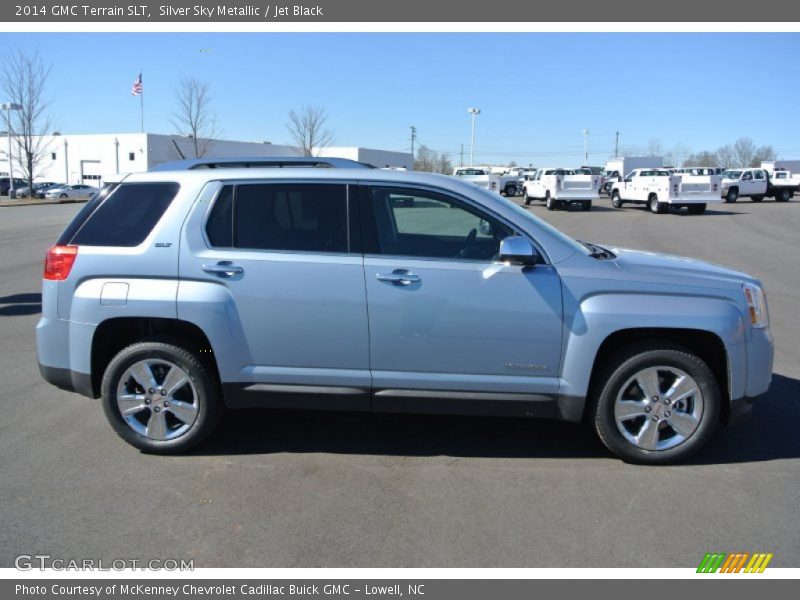 Silver Sky Metallic / Jet Black 2014 GMC Terrain SLT