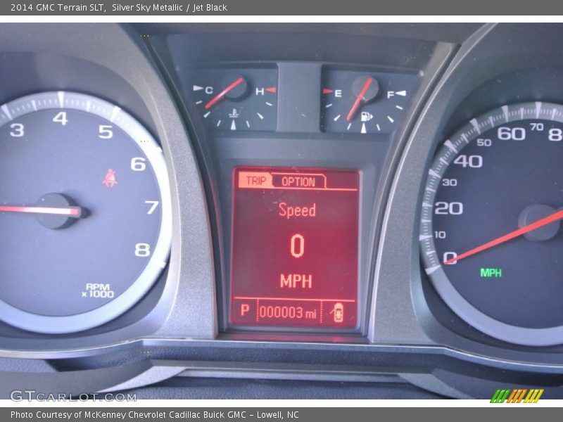 Silver Sky Metallic / Jet Black 2014 GMC Terrain SLT