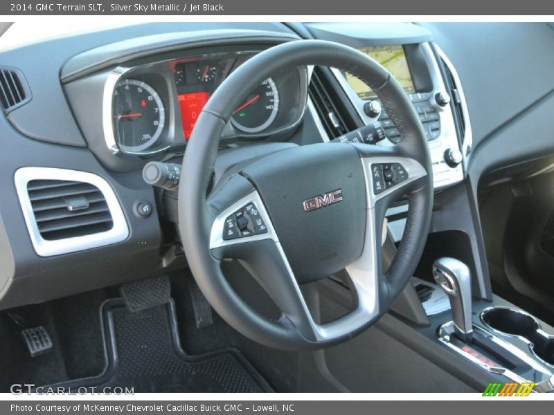 Silver Sky Metallic / Jet Black 2014 GMC Terrain SLT