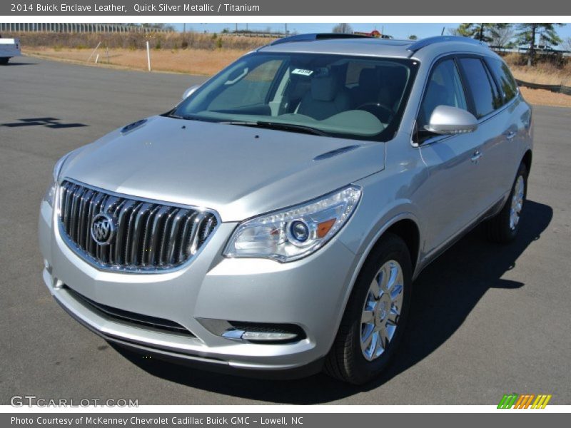 Quick Silver Metallic / Titanium 2014 Buick Enclave Leather