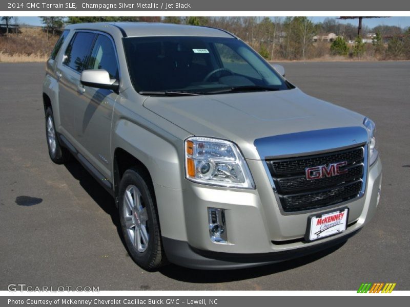 Champagne Silver Metallic / Jet Black 2014 GMC Terrain SLE