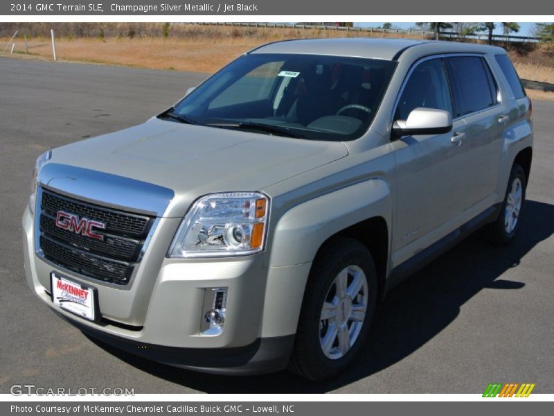 Champagne Silver Metallic / Jet Black 2014 GMC Terrain SLE