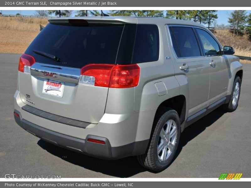 Champagne Silver Metallic / Jet Black 2014 GMC Terrain SLE