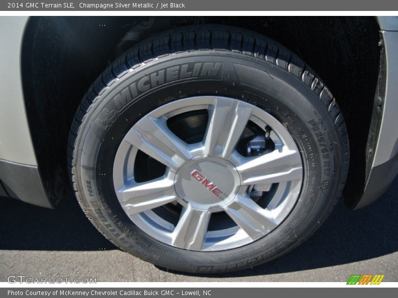 Champagne Silver Metallic / Jet Black 2014 GMC Terrain SLE