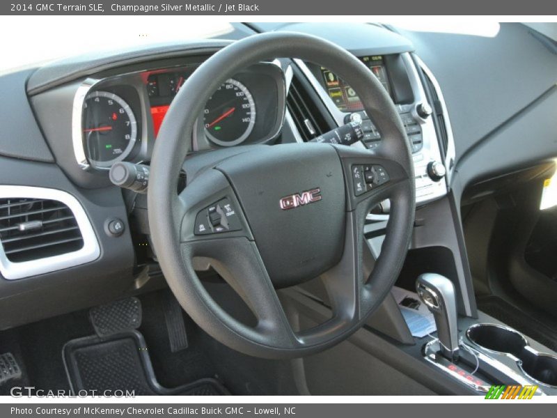 Champagne Silver Metallic / Jet Black 2014 GMC Terrain SLE