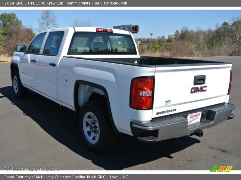 Summit White / Jet Black/Dark Ash 2014 GMC Sierra 1500 Crew Cab