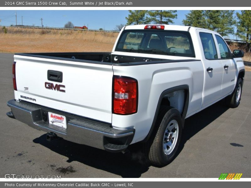 Summit White / Jet Black/Dark Ash 2014 GMC Sierra 1500 Crew Cab