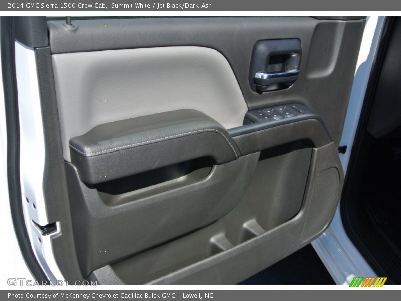 Summit White / Jet Black/Dark Ash 2014 GMC Sierra 1500 Crew Cab