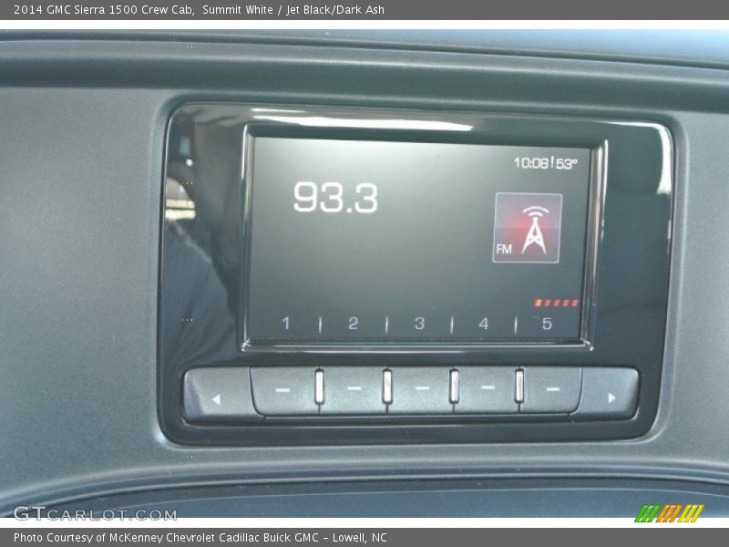 Summit White / Jet Black/Dark Ash 2014 GMC Sierra 1500 Crew Cab