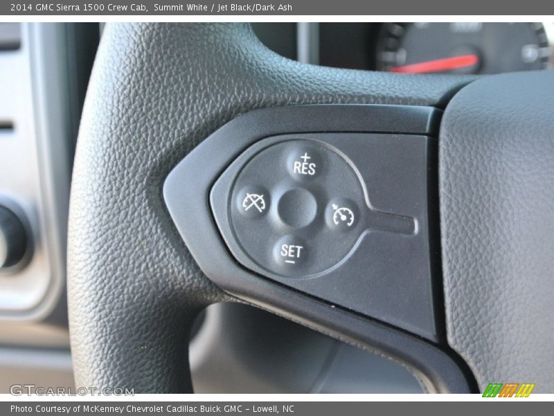 Summit White / Jet Black/Dark Ash 2014 GMC Sierra 1500 Crew Cab