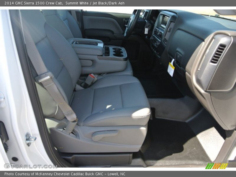 Summit White / Jet Black/Dark Ash 2014 GMC Sierra 1500 Crew Cab