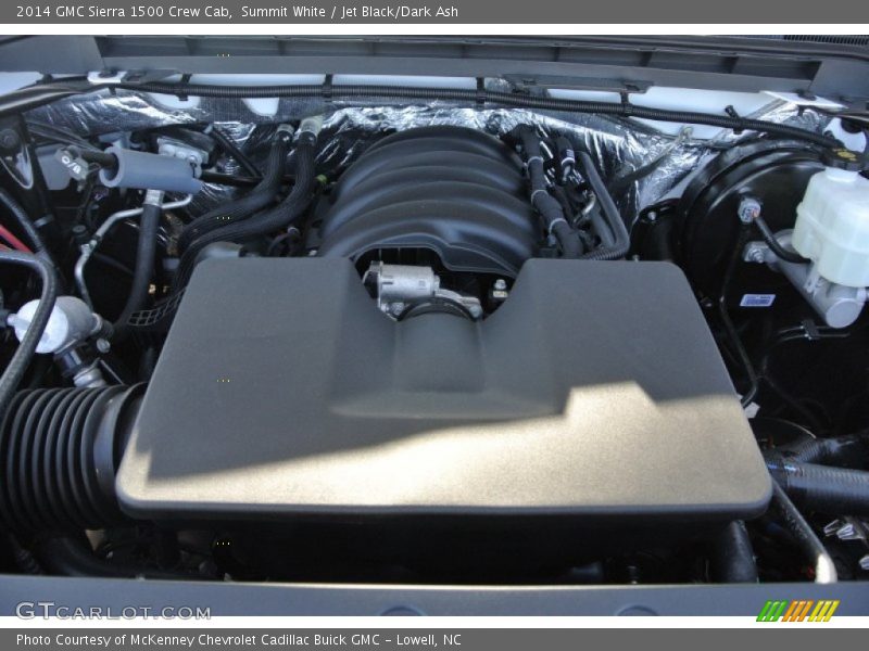 Summit White / Jet Black/Dark Ash 2014 GMC Sierra 1500 Crew Cab
