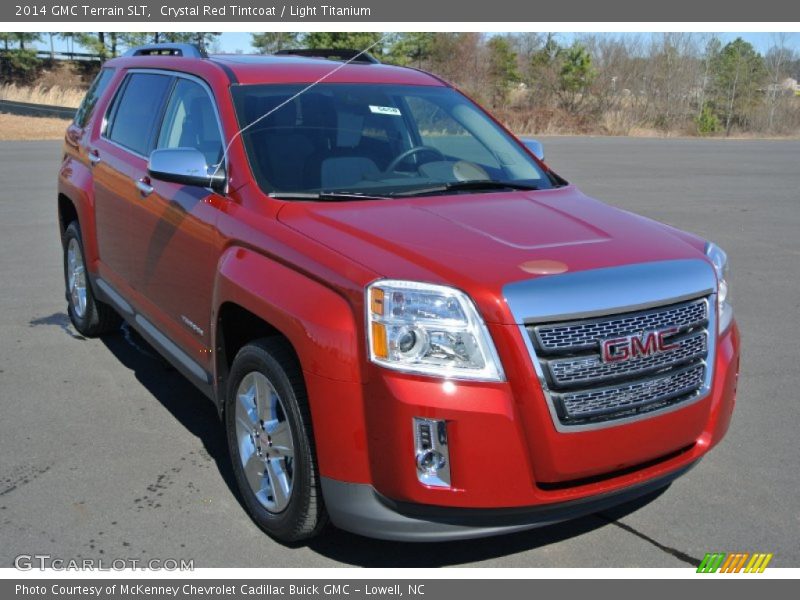 Crystal Red Tintcoat / Light Titanium 2014 GMC Terrain SLT