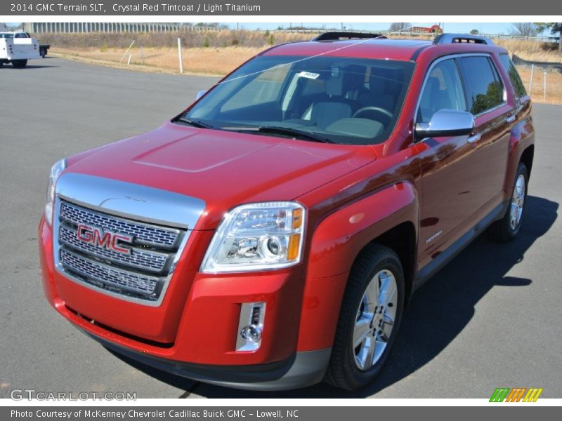 Crystal Red Tintcoat / Light Titanium 2014 GMC Terrain SLT