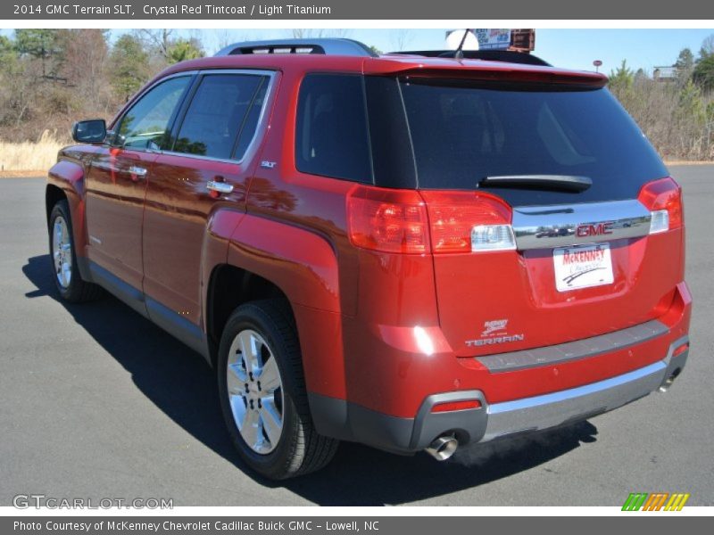 Crystal Red Tintcoat / Light Titanium 2014 GMC Terrain SLT